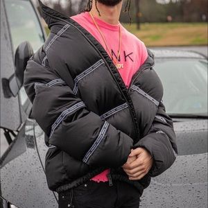 Versace Logo Padded Puffer Jacket